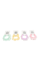Elegant Hair Ties - 4 Pastel Colors Set